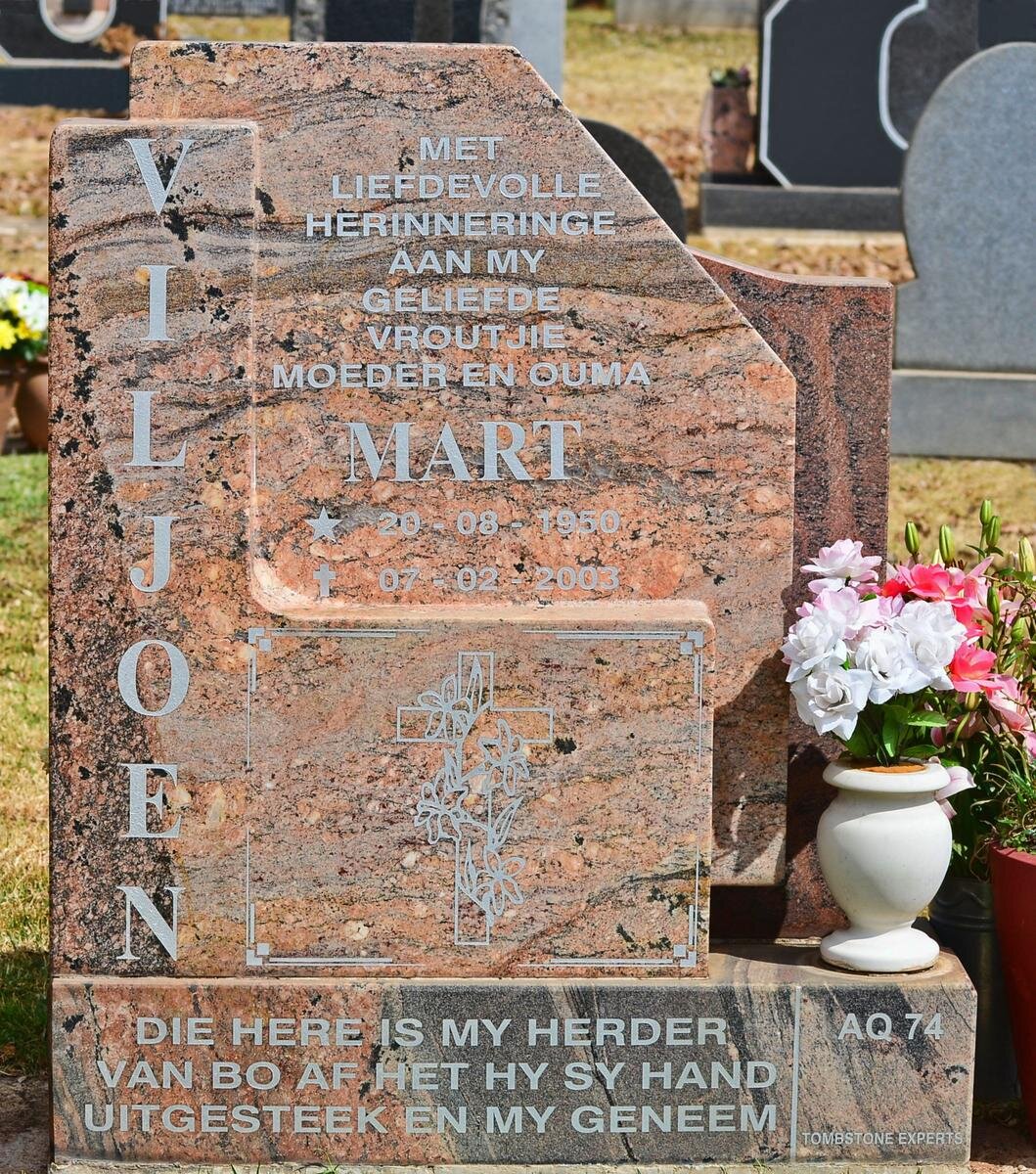VILJOEN Mart 1950-2003