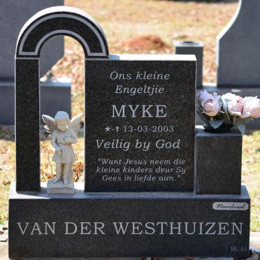 WESTHUIZEN Myke, van der 2003-2003