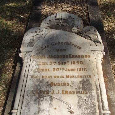 ERASMUS Carel Jacobus 1890-1917