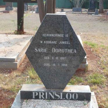 PRINSLOO Sarie Dorothea 1897-1994