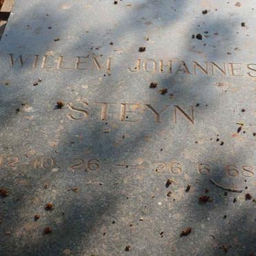 STEYN Willem Johannes 1926-1968