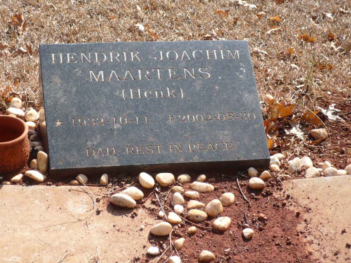 MAARTENS Hendrik Joachim 1932-2002