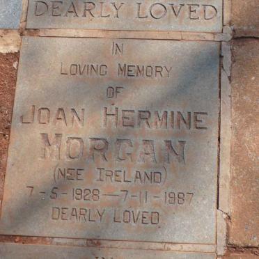 MORGAN Joan Hermine nee IRELAND 1928-1987
