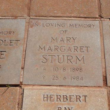 STURM Mary Margaret 1898-1984