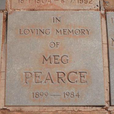 PEARCE Meg 1899-1984