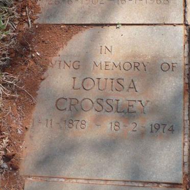 CROSSLEY Louisa 1878-1974