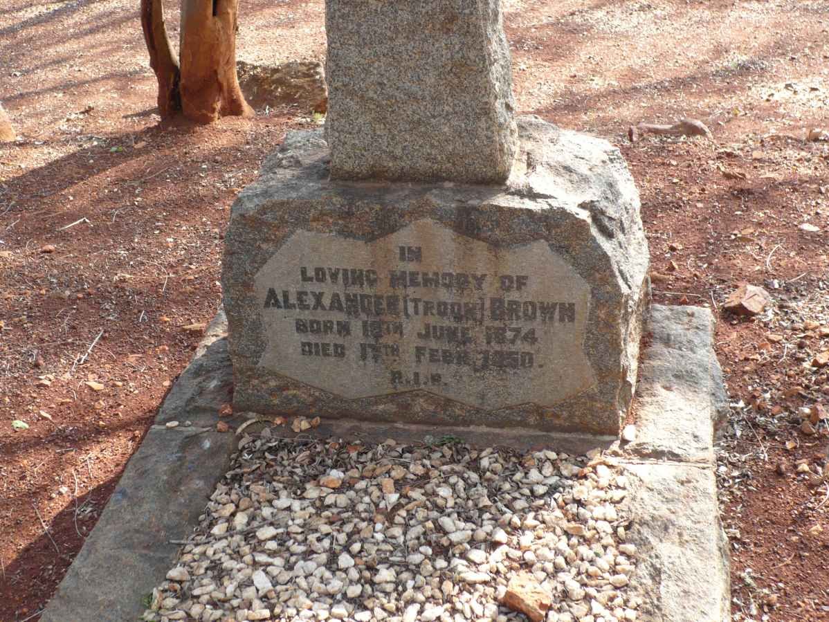 BROWN Alexander 1874-1950