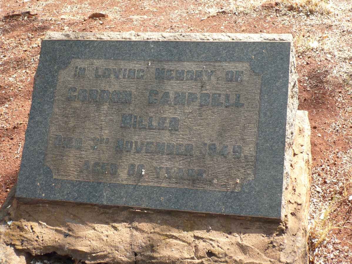 MILLER Gordon Campbell -1949