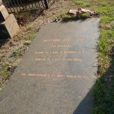 HUGO Josephine Elise nee PELLISSIER 1885-1962