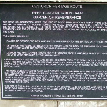 Irene Concentration Camp 1