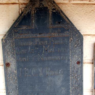 PRINSLOO Johannes Pieter 1895-1901