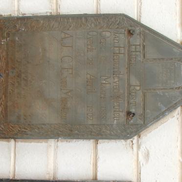 VERMEULEN Jan Hendrik 1888-1902