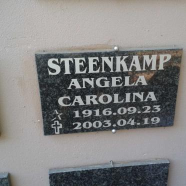 STEENKAMP Angela Carolina 1916-2003