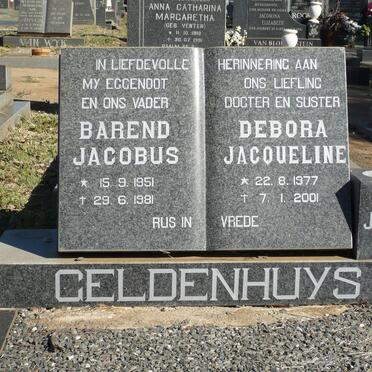 GELDENHUYS Barend Jacobus 1951-1981 :: GELDENHUYS Debora Jacqueline 1977-2001