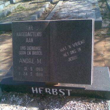 HERBST Andre M. 1969-1989