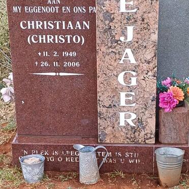 JAGER Christiaan, de 1949-2006