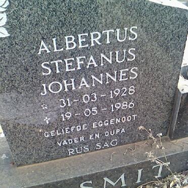 SMIT Albertus Stefanus Johannes 1928-1986