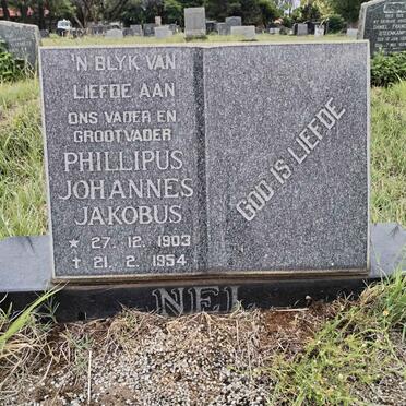 NEL Phillipus Johannes Jakobus 1903-1954