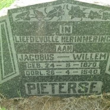 PIETERSE Jacobus Willem 1870-1940
