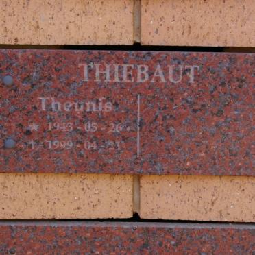 THIEBAUT Theunis 1943-1999