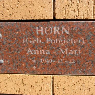HORN Anna-Mari nee POTGIETER 1940-