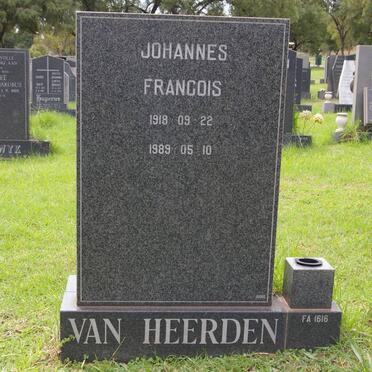 HEERDEN Johannes Francois, van 1918-1989