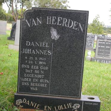 HEERDEN Daniël Johannes, van 1925-1994