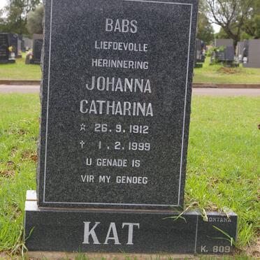 KAT Johanna Catharina 1912-1999