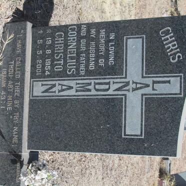 LANDMAN Cornelius Christo 1954-2001