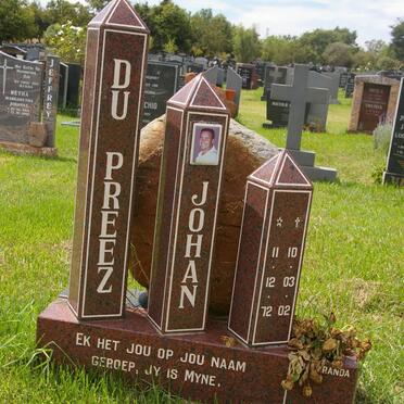 PREEZ Johan, du 1972-2002