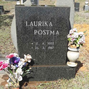 POSTMA Laurika 1903-1987