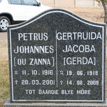 PRETORIUS Johannes 1916-2001 &amp; Jacoba 1918-2009