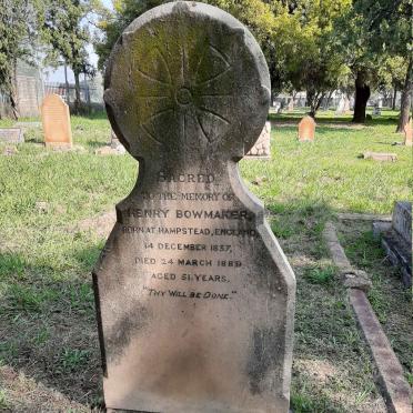 BOWMAKER Henry 1837-1889
