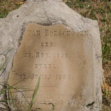 BOESCHOTEN ?., van 1858-1884