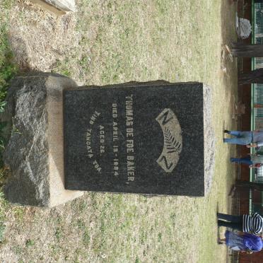 BAKER Thomas De Foe -1904