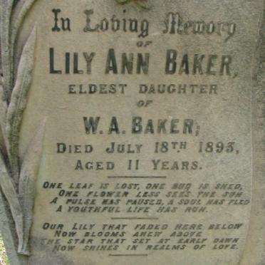 BAKER Lily Ann -1893
