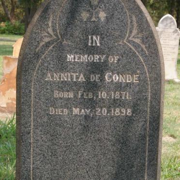 CONDE Anita, de 1871-1898