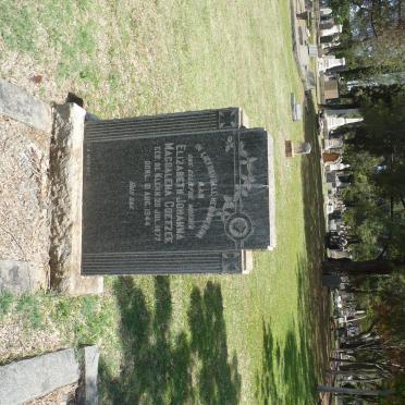 COETZEE Elizabeth Johanna Magdalena nee DE KLERK 1877-1944