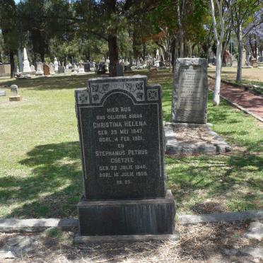COETZEE Stephanus Petrus 1846-1909 &amp; Christina Helena 1847-1901