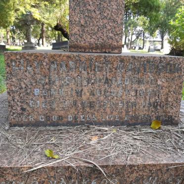 DAVIDSON Lily Harriet 1857-190?