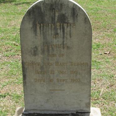 DEHOOR Hamish 1901-1903