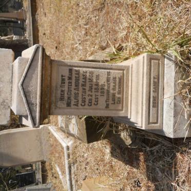 HAASE Alois Andreas Gustav 1868-1898