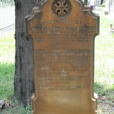 HIPPERT Susan Elizabeth Maria nee HERMAN -1877