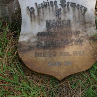 HENDERSON Maggie -1903