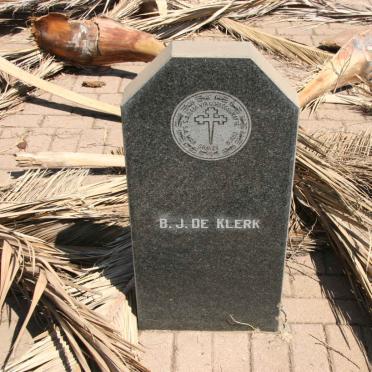 KLERK B.J., de