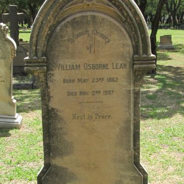 LEAN William Osborne 1862-1907