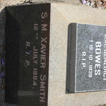 BOWES Benedict -1938 :: SMITH Xavier -1984