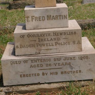 MARTIN T. Fred -1903