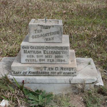 NEFDT Matilda Elizabeth 1893-1894