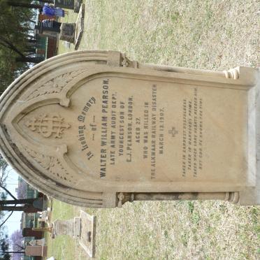 PEARSON Walter William -1907